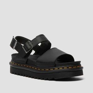Doc Marten Platform Voss Sandal Black 6 US W
